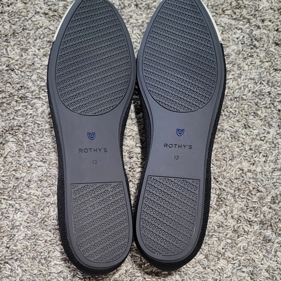 Rothy's Black and Cream Women's Shoes - Picture 2 of 2